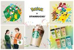 「ポケモンコラボラテ＆全41種のグッズ登場！全国のスターバックス店舗で期間限定発売」の写真