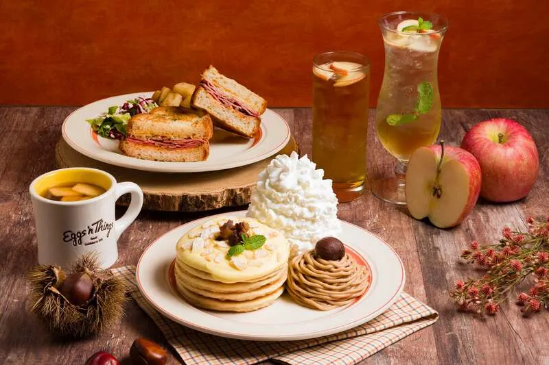 Eggs 'n Things「モンブランパンケーキ」