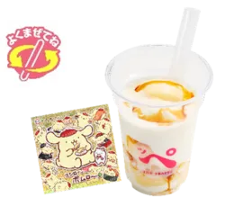 ポムポムプリン コラボキラキラステッカー付き まぜまぜ！プリンッペ