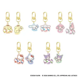 「ミルキー×サンリオキャラクターズ ツインキーチャーム（全5種）」各715円