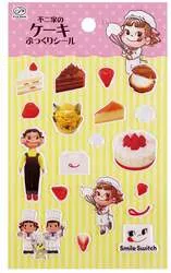 不二家のケーキぷっくりシール