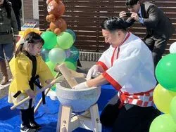 十五夜もちつき大会