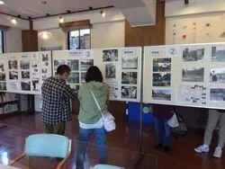 四日市むかしの写真展・大入道のペーパークラフトを作ろう！