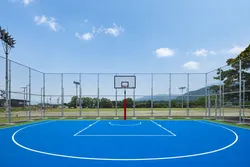 新設した3×3バスケットボールコート