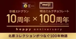京橋エドグラン10周年×明治ミルクチョコレート100周年 メインビジュアル