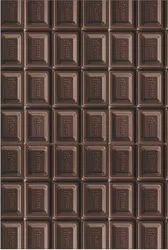カバーを外すと現れるミルクチョコレートの表紙