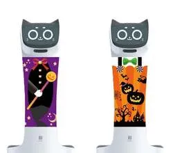 ハロウィン限定デザインのネコロボ