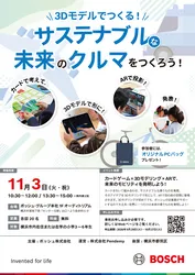3Dモデルでつくる！サステナブルな未来のクルマをつくろう！