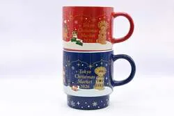2つの会場を巡るとクリスマスピラミッドのデザインに！