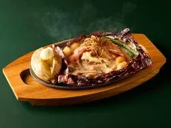 ココス「ポルチーニ香るたっぷりきのこの包み焼きハンバーグ」