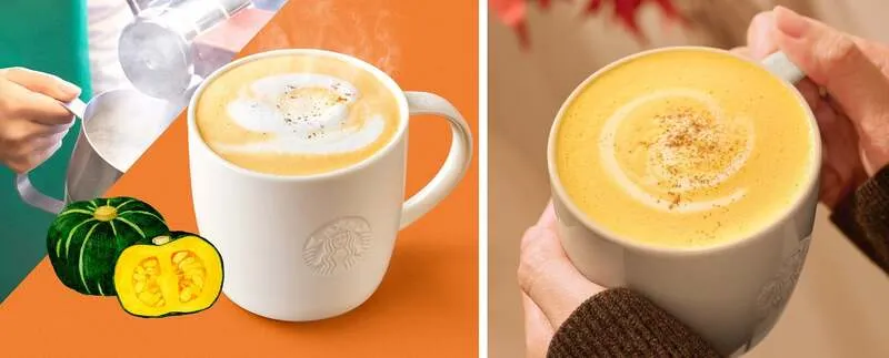 ふわふわの泡をまとった「パンプキン スープチーノ」