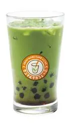 サンマルクカフェ＆茶限定「黒糖タピオカ抹茶ラテ」