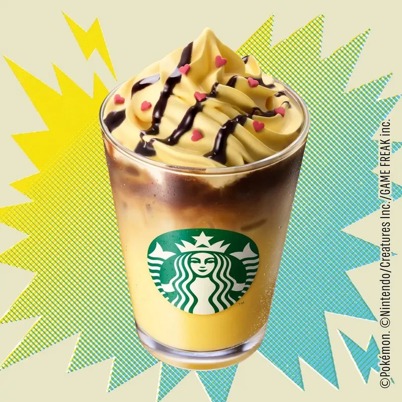 スターバックス「ピカチュウ ハニークリーム ラテ」