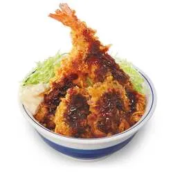かつや「牡蠣と大海老の海鮮フライ丼」