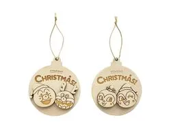 クリスマス ウッドオーナメント 各880円