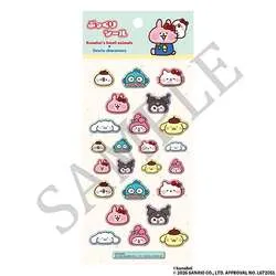 「ぷっくりシール A：おかお大集合」