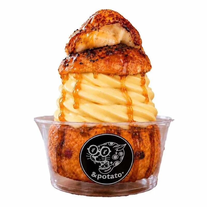 ［群馬］＆potato（R） 限界まで蜜芋入れたブリュレスコーンソフト 1,000円
