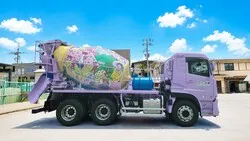 ラッピングミキサー車