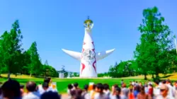 公園のシンボルとして親しまれる「太陽の塔」