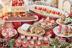 「いちごスイーツやローストターキーも！名古屋のホテルでクリスマス＆いちごのブッフェ」の写真