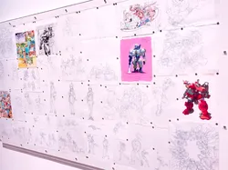 ラフスケッチ展示（東京会場）