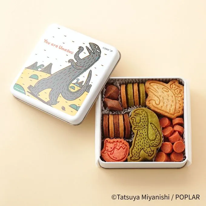 「おまえうまそうだな」のウマソウなクッキー缶／3,564円