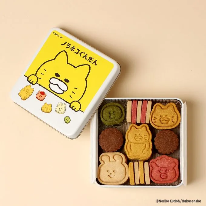 「ノラネコぐんだん」クッキー缶／3,564円