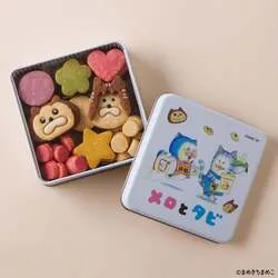 「メロとタビ」クッキー缶／3,564円