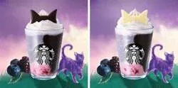 ブラックベリー ヨーグルト フラペチーノ 黒耳ver. / 白耳ver.／お持ち帰り717円、店内利用730円（Tallサイズのみ）