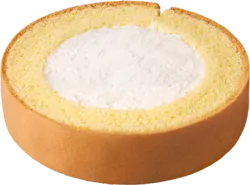 生クリームロールケーキ／213円