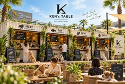 KEN's TABLE本格展開時のイメージ（今回はキッチンカーでの展開）