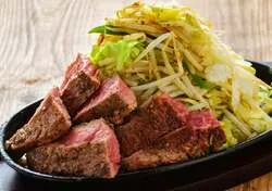 肉と炒め野菜 ステーキロッヂ