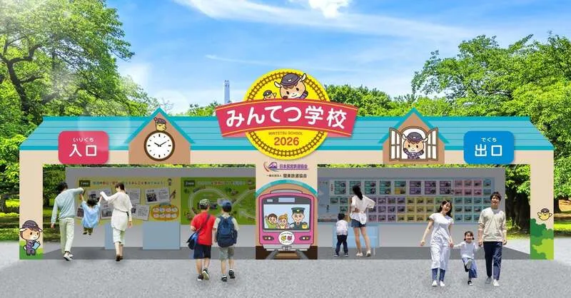 展示ブース「みんてつ学校」外観（イメージ）