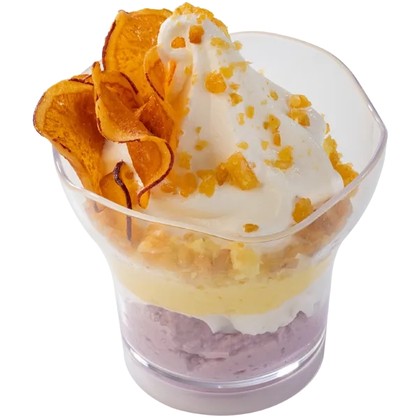 ザクっとお芋パフェ 418円