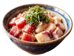 海鮮丼＆だし茶漬けセット マグロとブリ（1,000円）