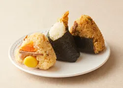 「心亭」秋のおにぎり3個セット（1パック）879円