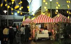 昨年の長良ファミリークリスマスマーケットの様子