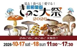 「マッシュルーム摘み取りもできる！入場無料のきのこ尽くしのお祭り 横浜みなとみらい」の写真