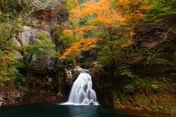 千手滝の紅葉