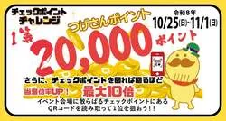 つげさんポイント 20,000ポイント