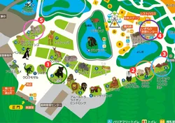 「看板をヒントに謎を解いて宝箱を開けよう！熊本市動植物園でなぞときスタンプラリー」の写真