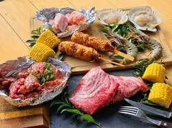 3周年記念 国産牛熟成肉のBB牛（ギュー）海鮮 4,980円