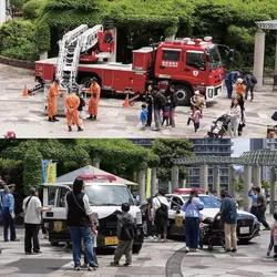 「消防車やパトカーが大集合！こども大学やクルーズも楽しめる天王洲の入場無料イベント」の写真