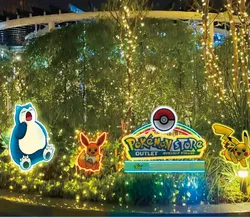 「ピカチュウに会える！ポケモンが輝くイルミネーションも三井アウトレットパーク木更津」の写真