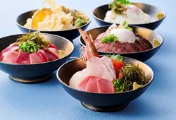 海鮮丼をはじめとした各種丼