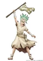 「10kgの土器を滑車で持ち上げる体験も！アニメ「Dr.STONE」展が池袋で開催」の写真