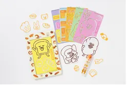 「「パンどろぼう」がなぞるだけで描ける♪　ステンシル付きおえかきブック発売決定！」の写真