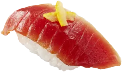 上赤身 漬け 〜ミナミマグロ〜 柚子のせ（176円）