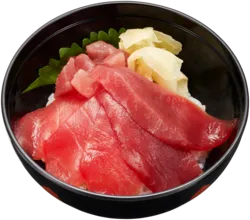 まぐろ2種食べ比べ 鉄火小丼（594円）