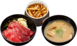 まぐろ2種食べ比べ 鉄火小丼セット（1,089円）